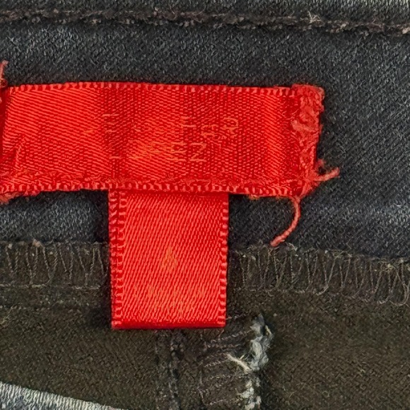 Skinny Denim Jeans 6 Dark Wash Pull On Rhinestone Tuxedo Stripe Pants Festival - Picture 4 of 11